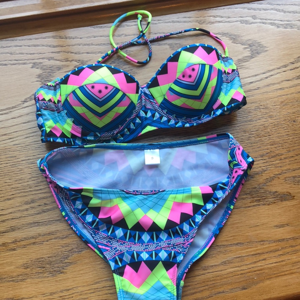 Never worn bikinis